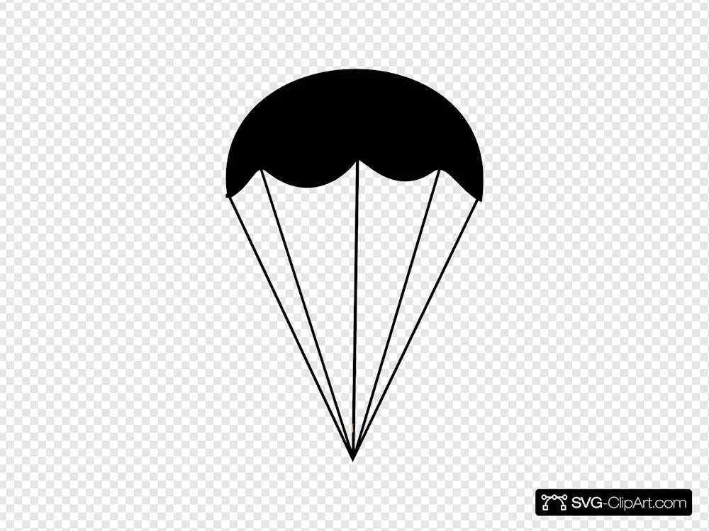 Beautiful parachute