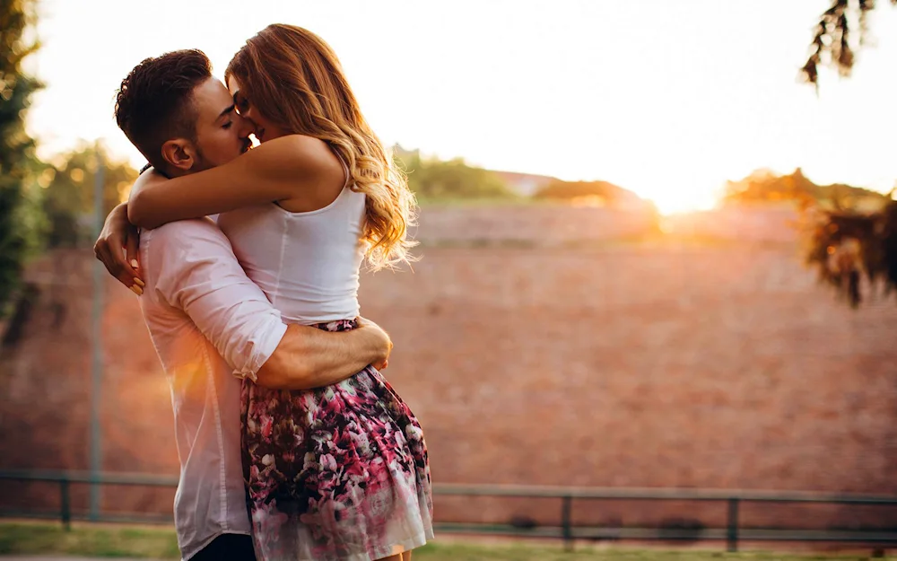 Couple at sunset