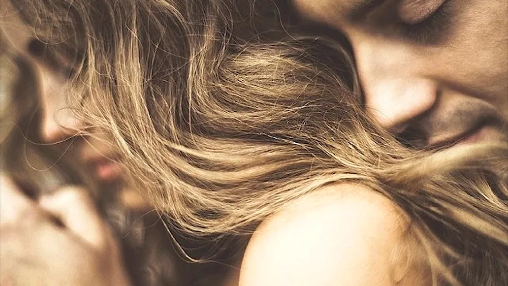 Guy pulling girl's hair