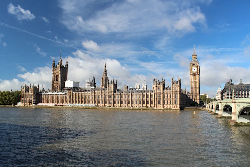 The Thames River in London