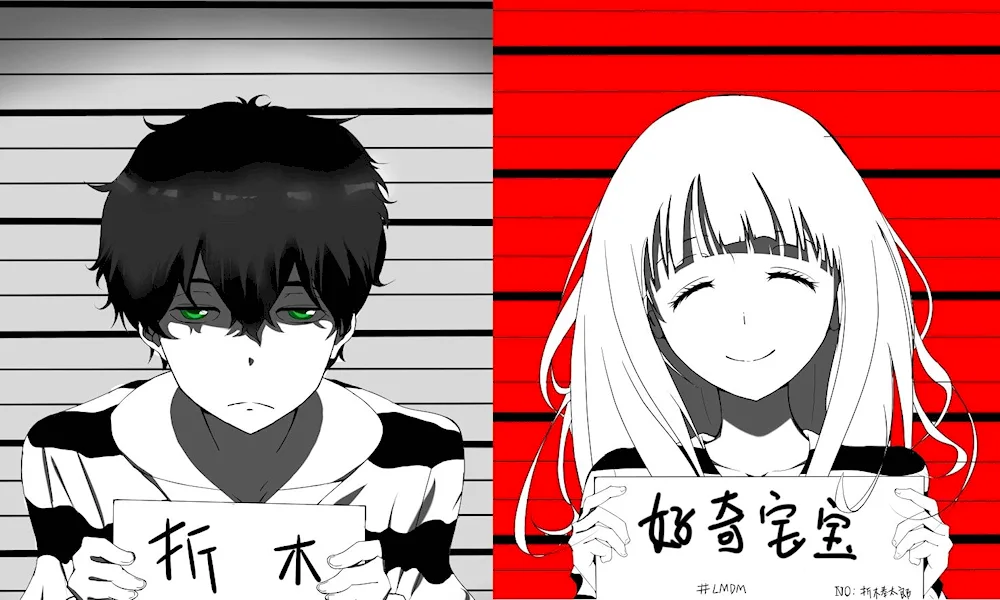 Pair wallpaper for LD anime