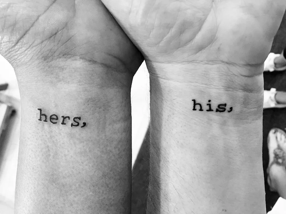 Couple tattoos