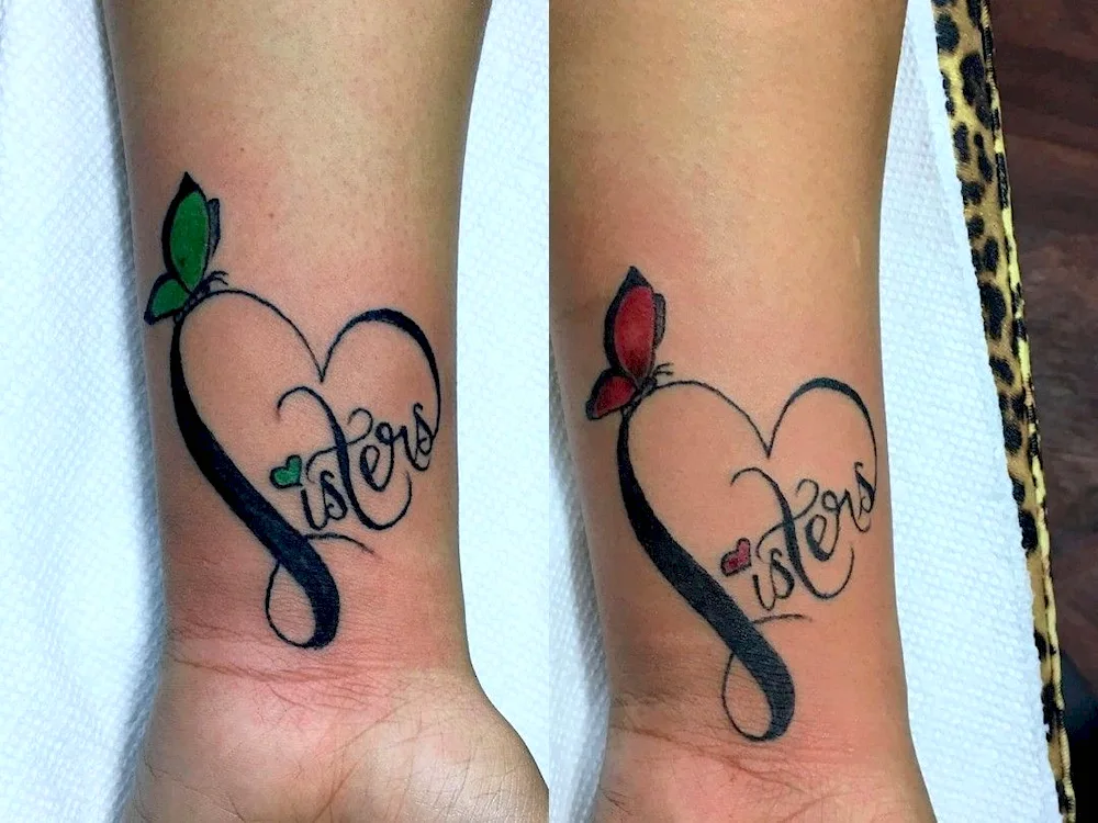 Brother tattoos for mum and daughters