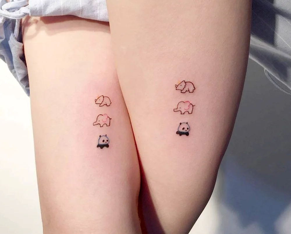 Pair tattoos for tattoos for girlfriends