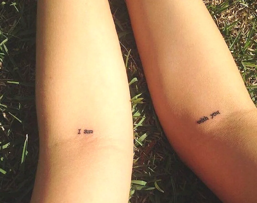 Pair tattoos small