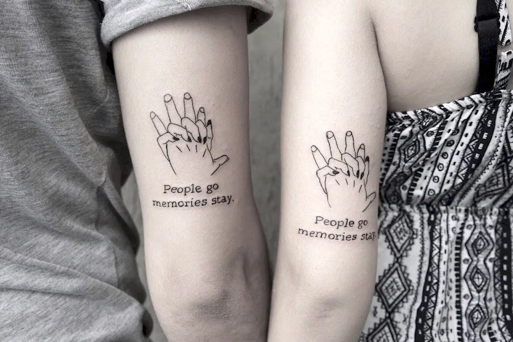 Couple tattoos for husband and wife