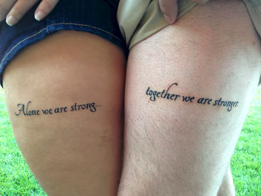 Couple Tattoos for Lovers