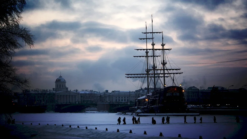 Sailboat Kronverk St. Petersburg