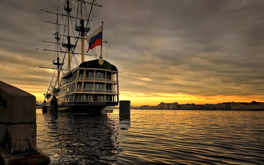Sailboat Kronverk St. Petersburg