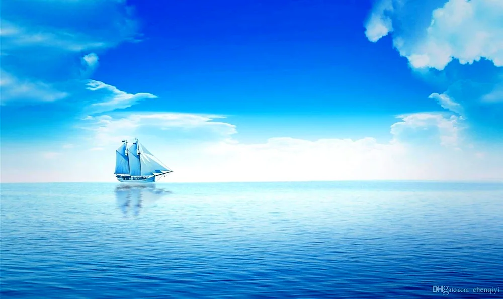 Sailboat at sea