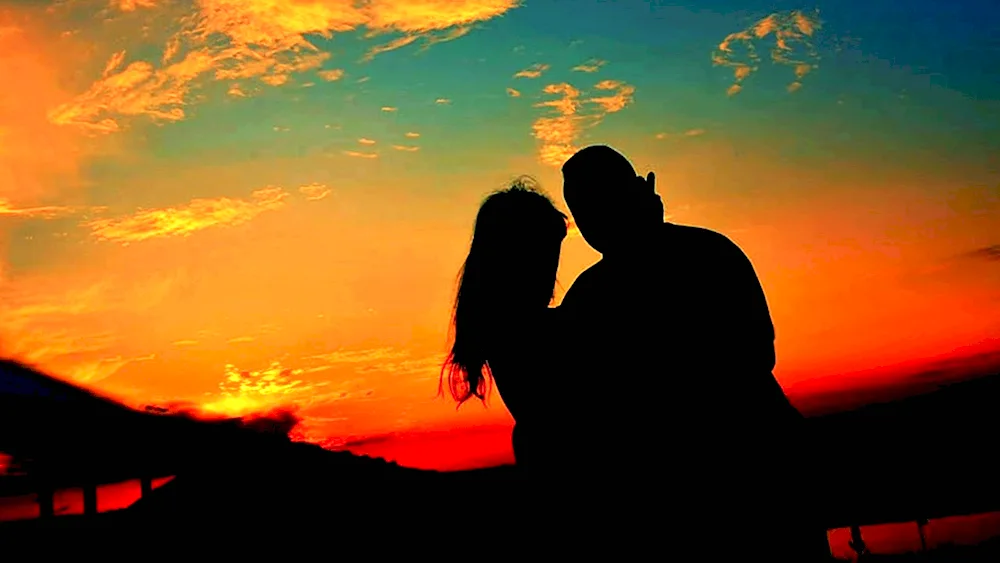 Couples at sunset