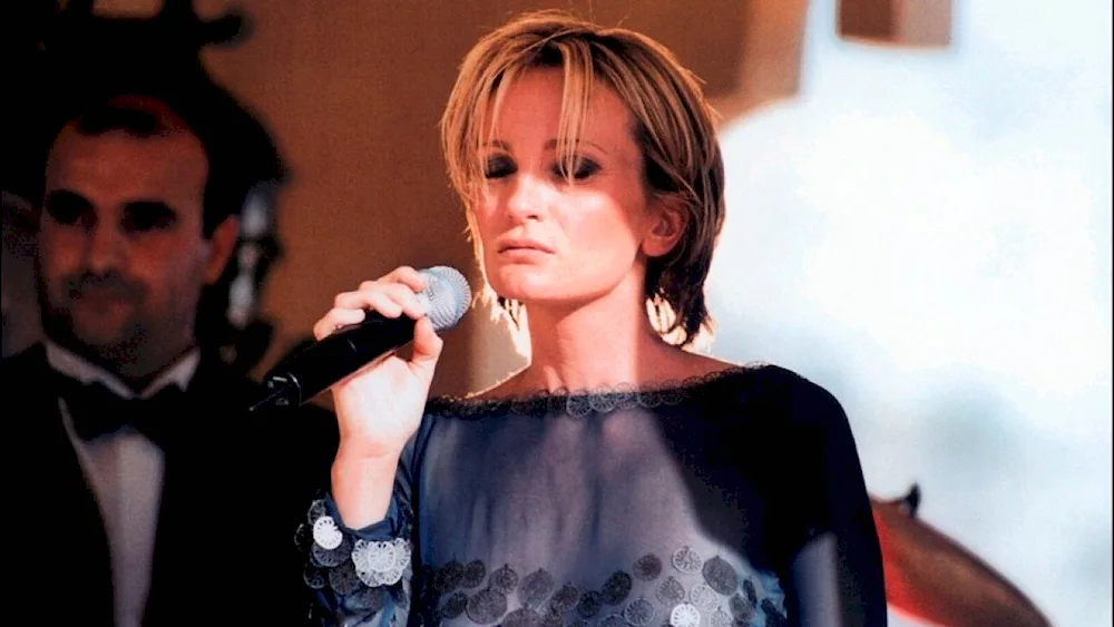 French singer Patricia Kaas. singer Patricia Kaas