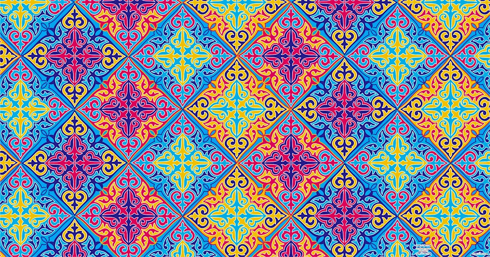 Patterns Bashkirian ornament