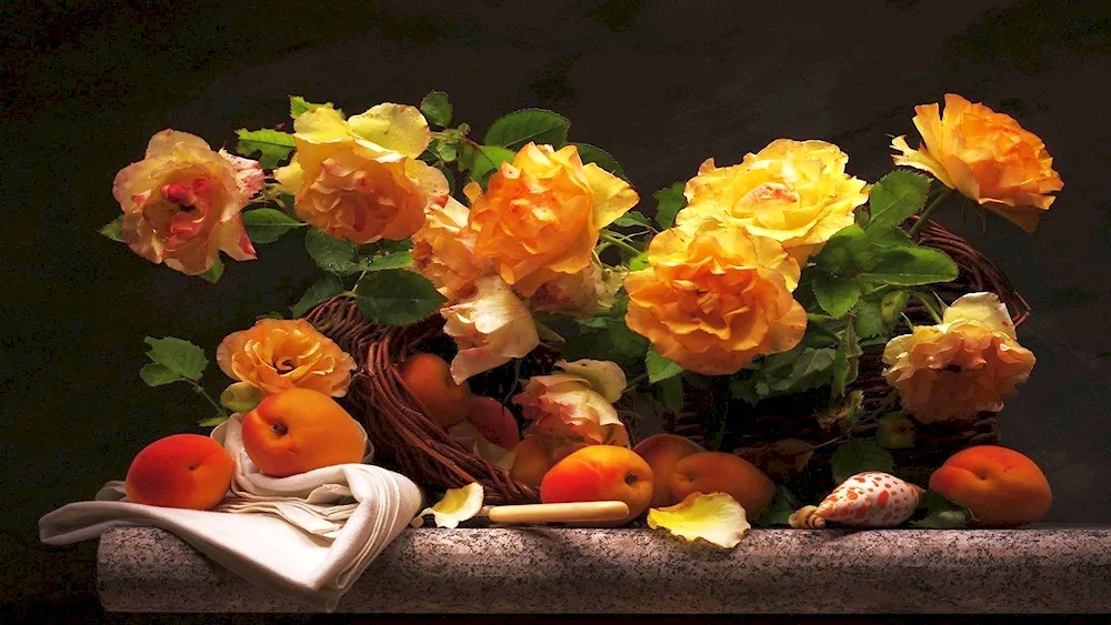 Alexei Antonov still life paintings