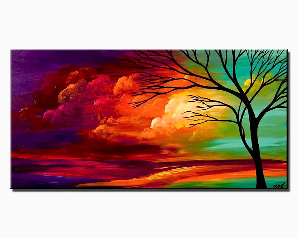 Acrylic Landscape Painting