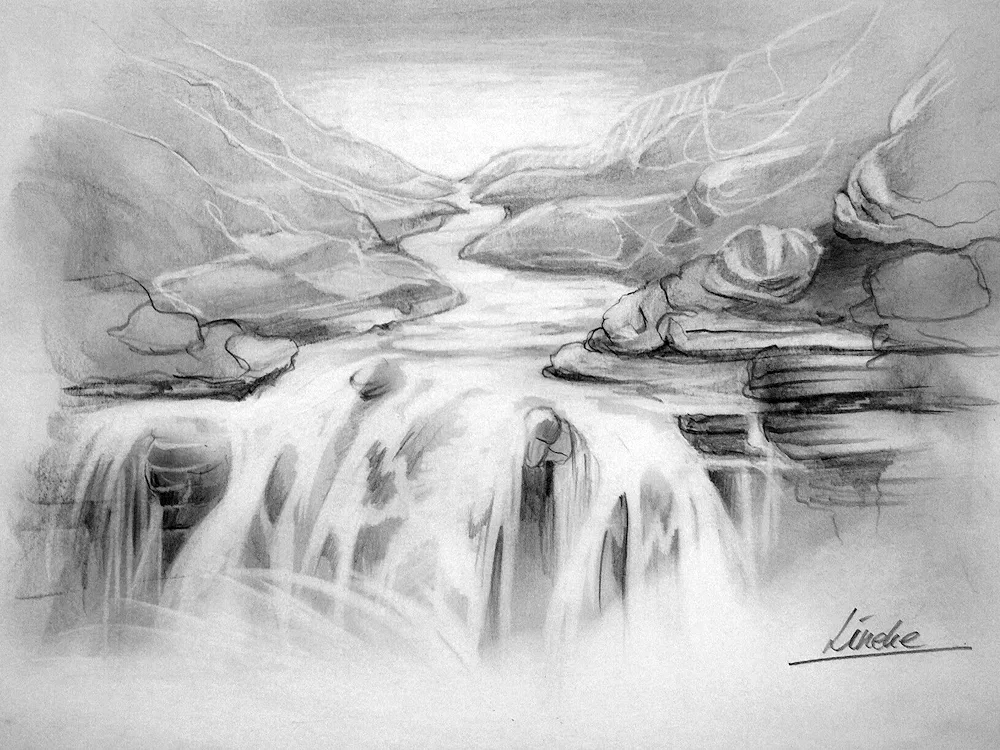 Man and woman drawing
