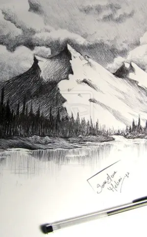 Pencil Landscape