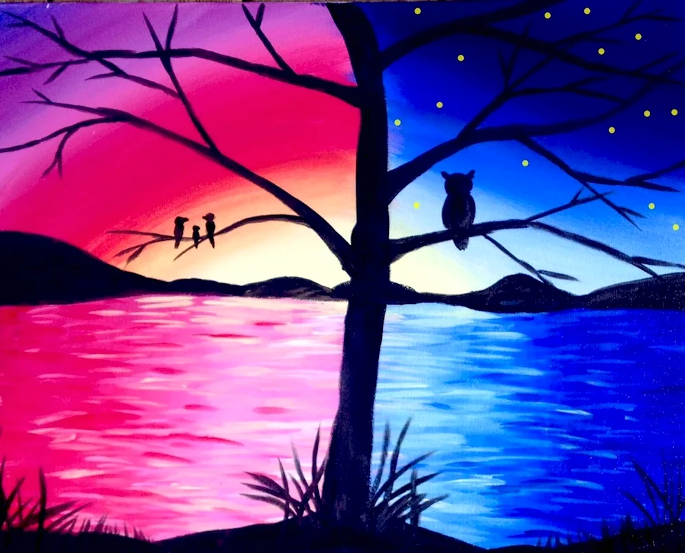 Landscape drawing