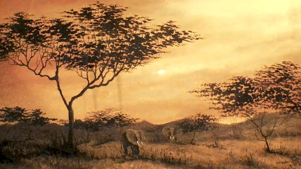 African style landscape