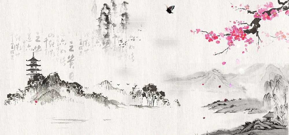 Japanese style landscape