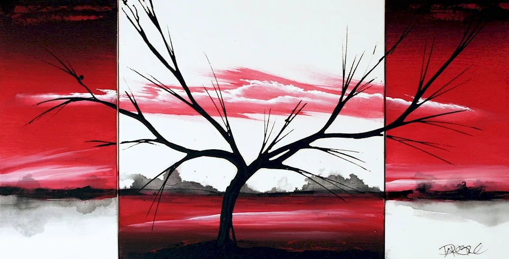 Scape in Red