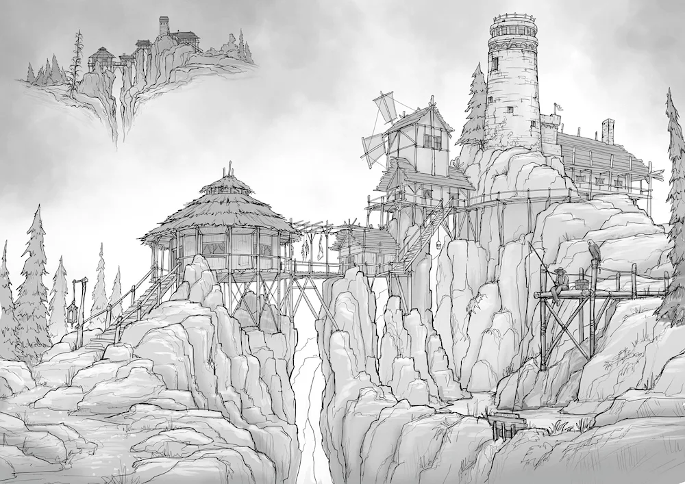 Architectural sketches