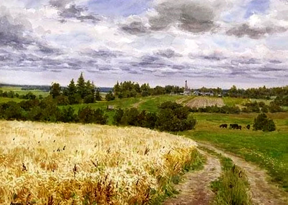 Artist Sergei Andriyaka landscape paintings