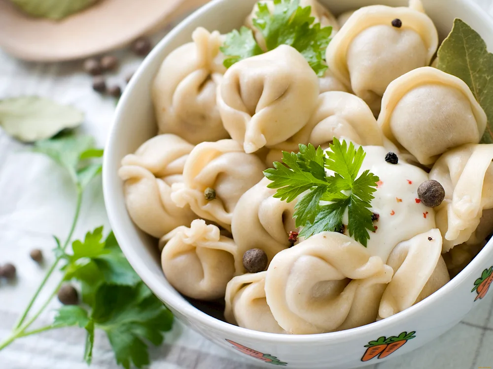 Home-made dumplings