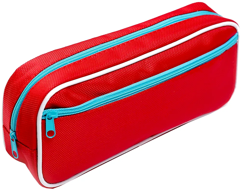 Pencil case for school on transparent background