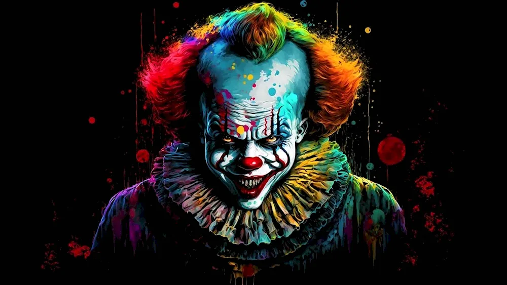 Pennywise clown art