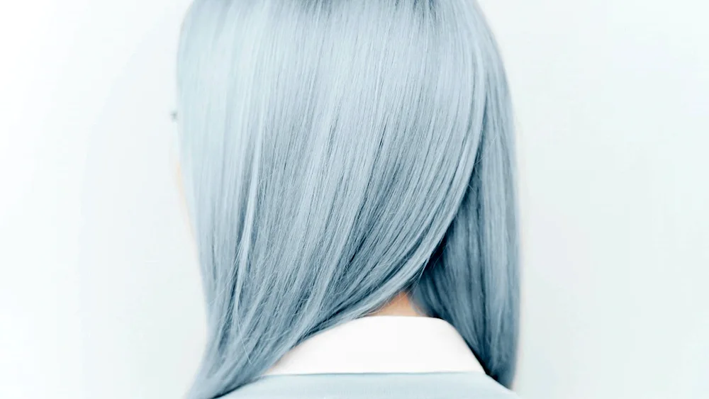 Pepel blue hair