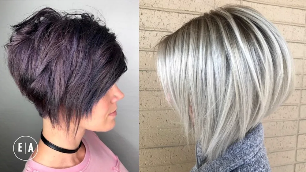 Long bob ashy bob