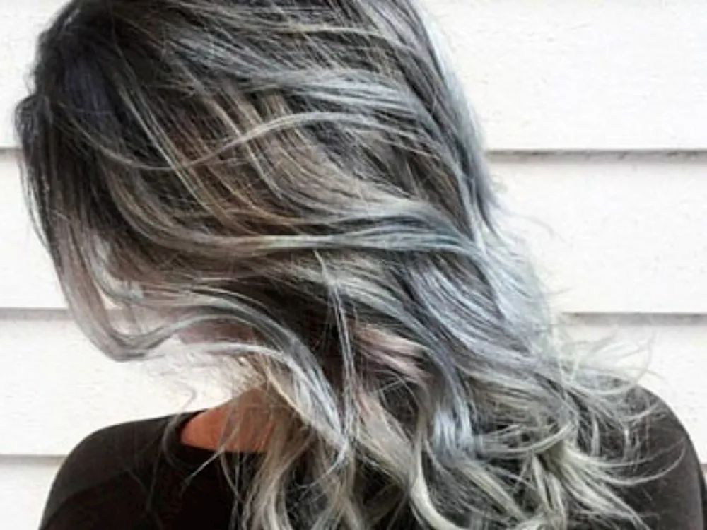 Grey hair colouring