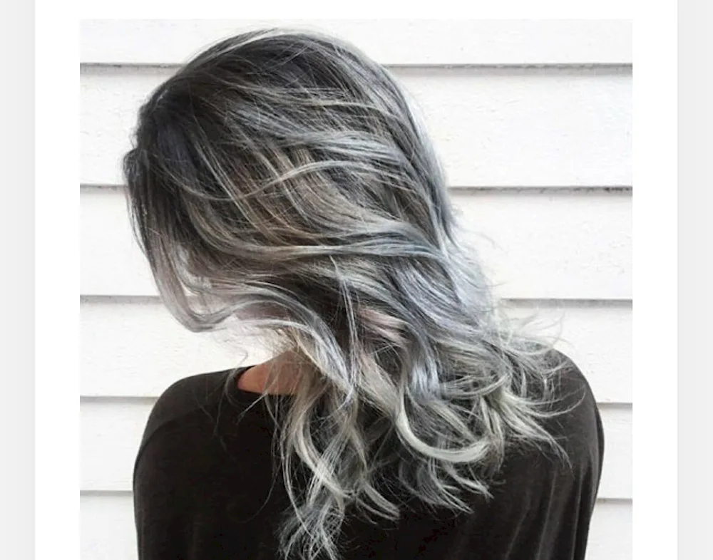 Grey hair colouring