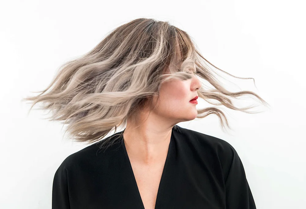 Grey hair colouring