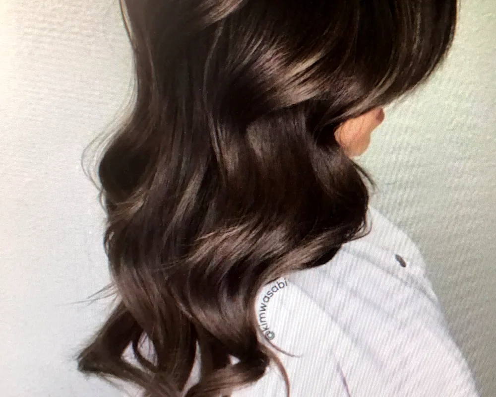 Bitter chocolate ash hair colour