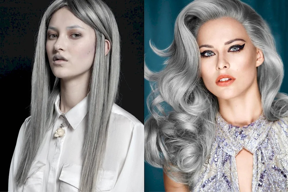 Pixie grey blonde