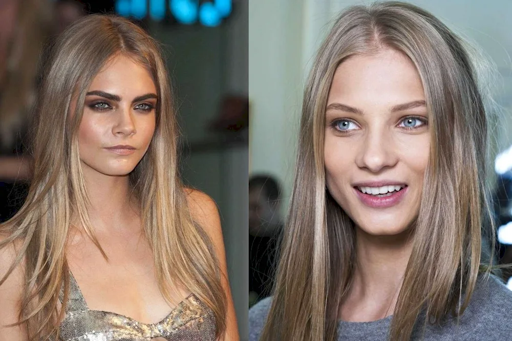 Rousseau caramel ashy hair colour