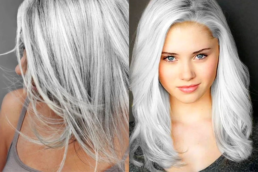 Pepel platinum silver blond