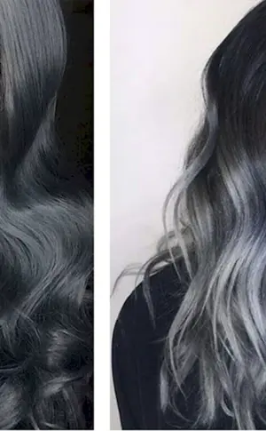 Ashy hair colour