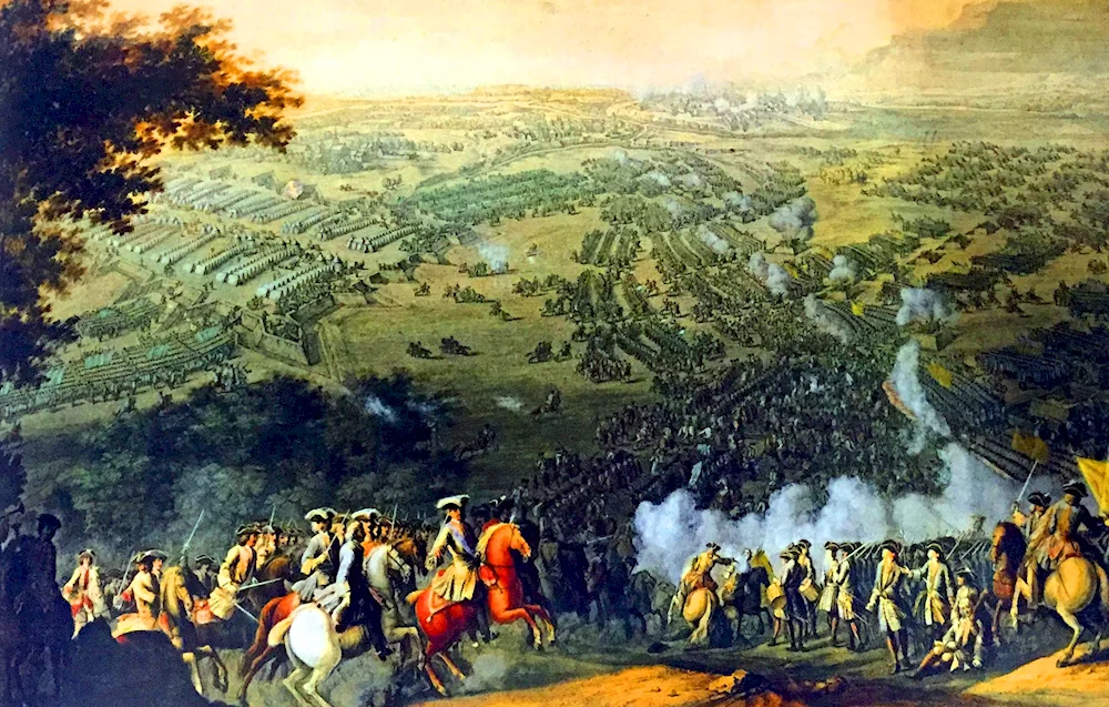 Pierre Denis Martin the Younger Poltava Battle of 1726