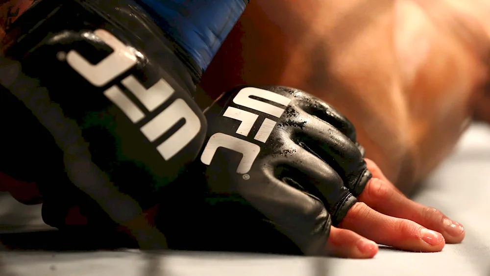 UFC fighters' gloves. MAKGREGOR