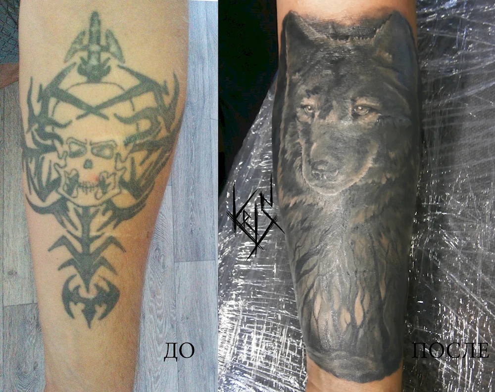 Wolf tattoo