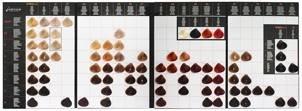 Periche professional colour palette