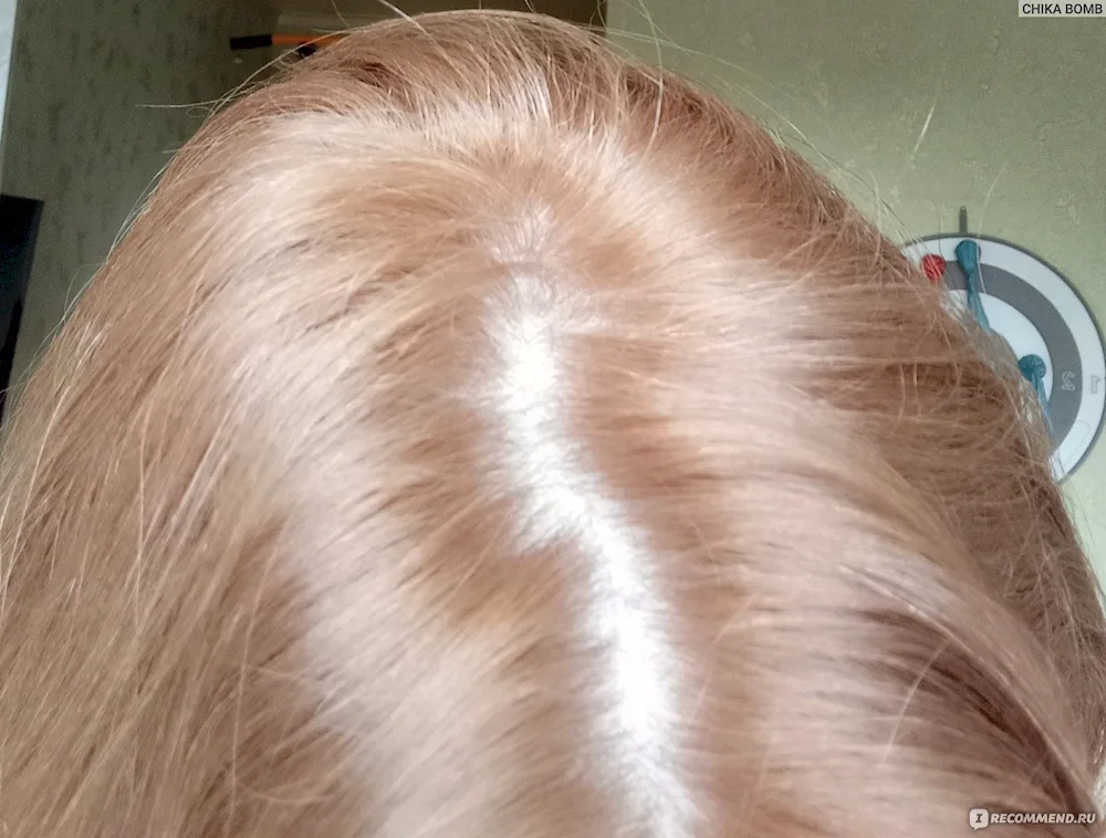 Peppel blond colouring
