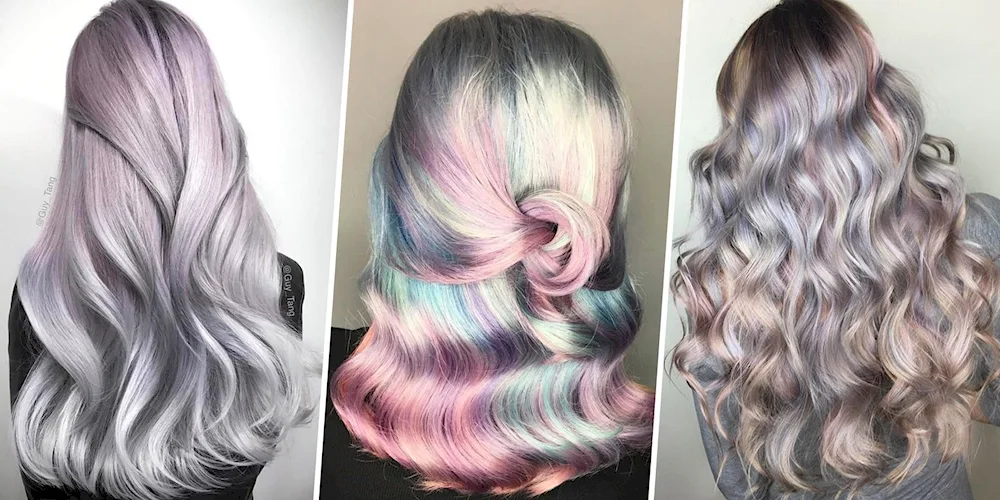 Pearl blonde hair colouring