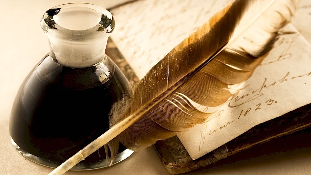 Poet and ink
