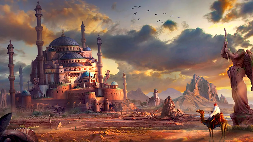 Persia palace art fantasy