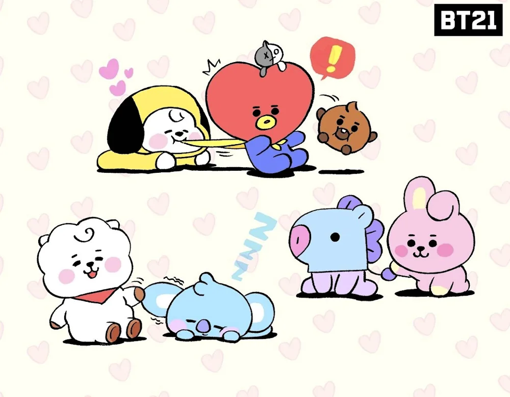 BTS characters bt21