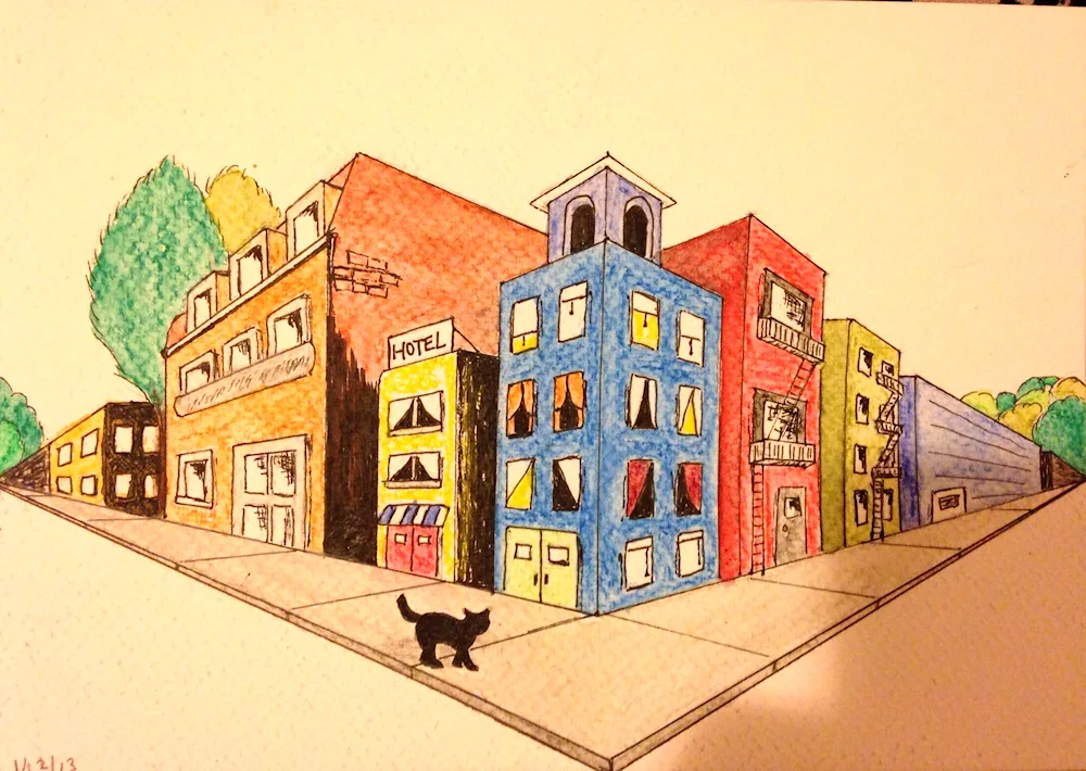 City drawing